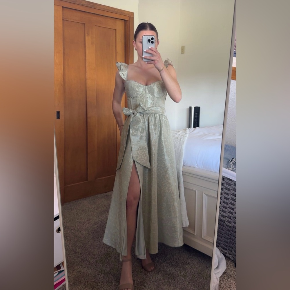 V. Chapman Vera Corset Midi Dress